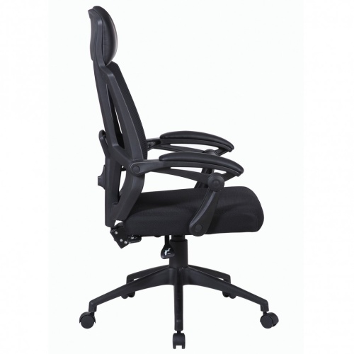 Кресло офисное Brabix Nexus ER-401 сетка/ткань/экокожа, черное 531835 фото 10